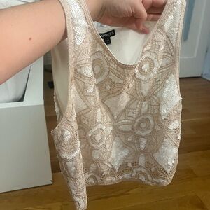 Beaded top for a night out